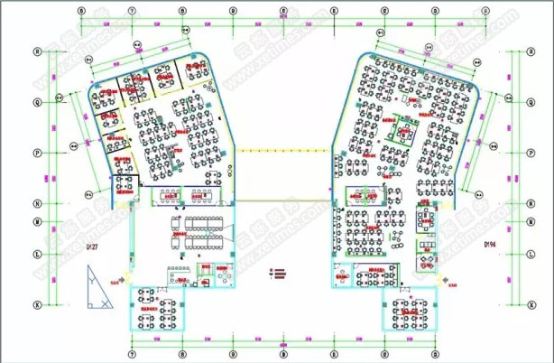 騰訊眾創(chuàng)空間辦公空間無線AP點(diǎn)位圖